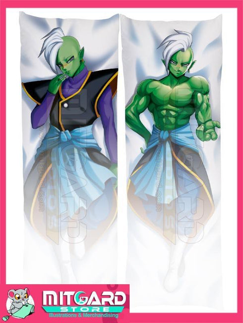 DRAGON BALL SUPER Zamasu Apprentice Supreme Kai Body pillow case dakimakura - 50cmx150cm / Velvet / 2 Sides Printed - 1